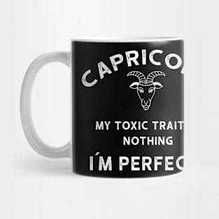 Zodiac sign Capricorn outfit with character traits Mug